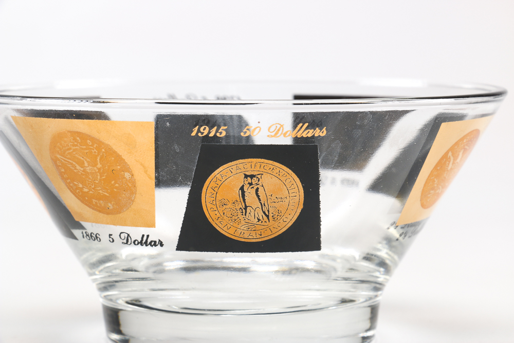 Black and Gold Barware