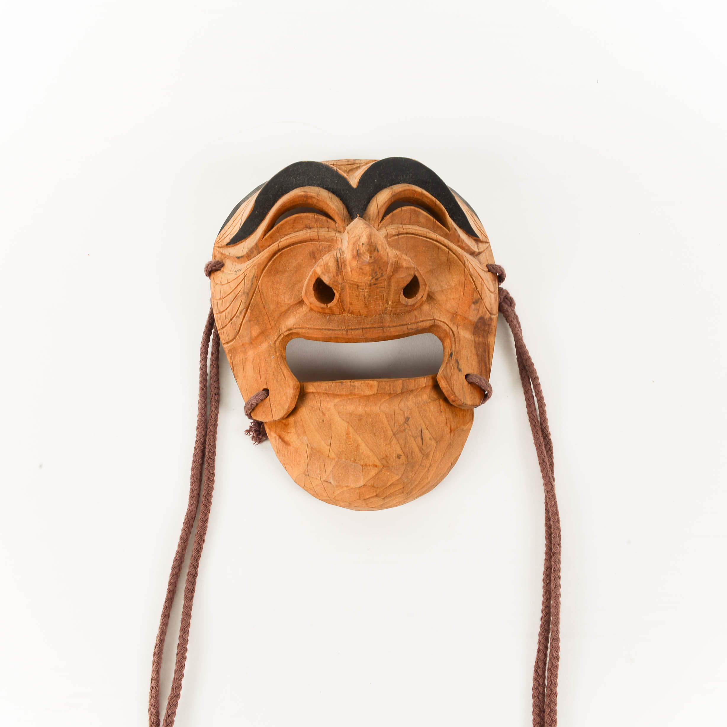 Korean Wood "Hahoetal" Mask with Articulated Jaw