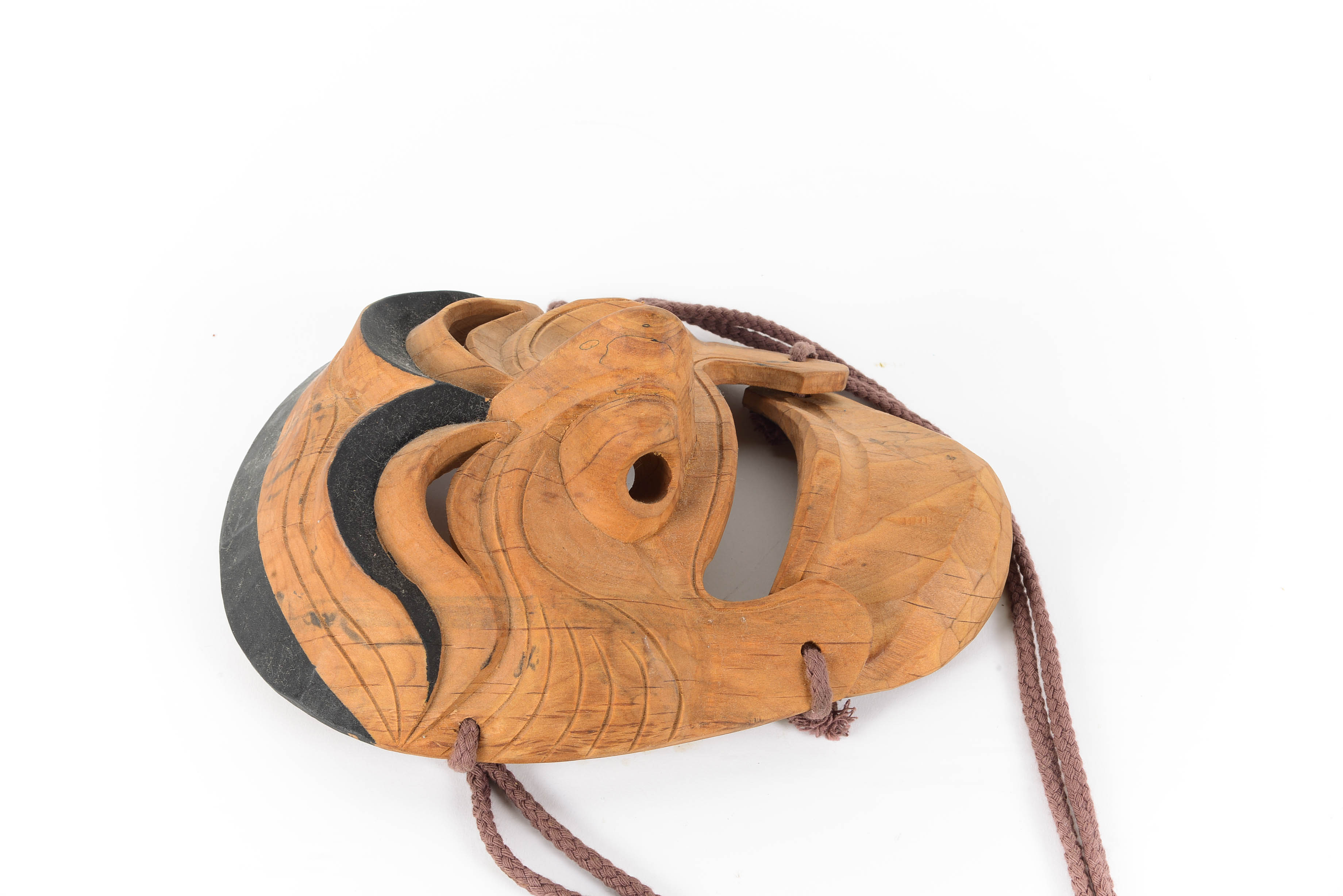 Korean Wood "Hahoetal" Mask with Articulated Jaw