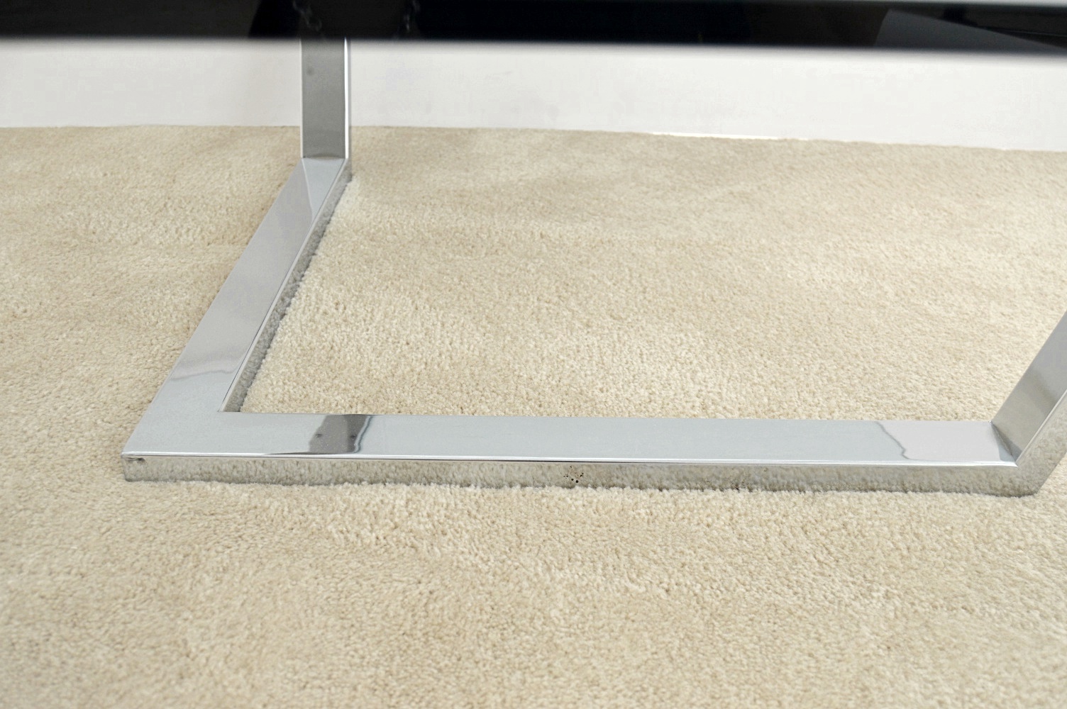 Mid Century Modern DIA Milo Baughman Glass-Topped Cocktail Table