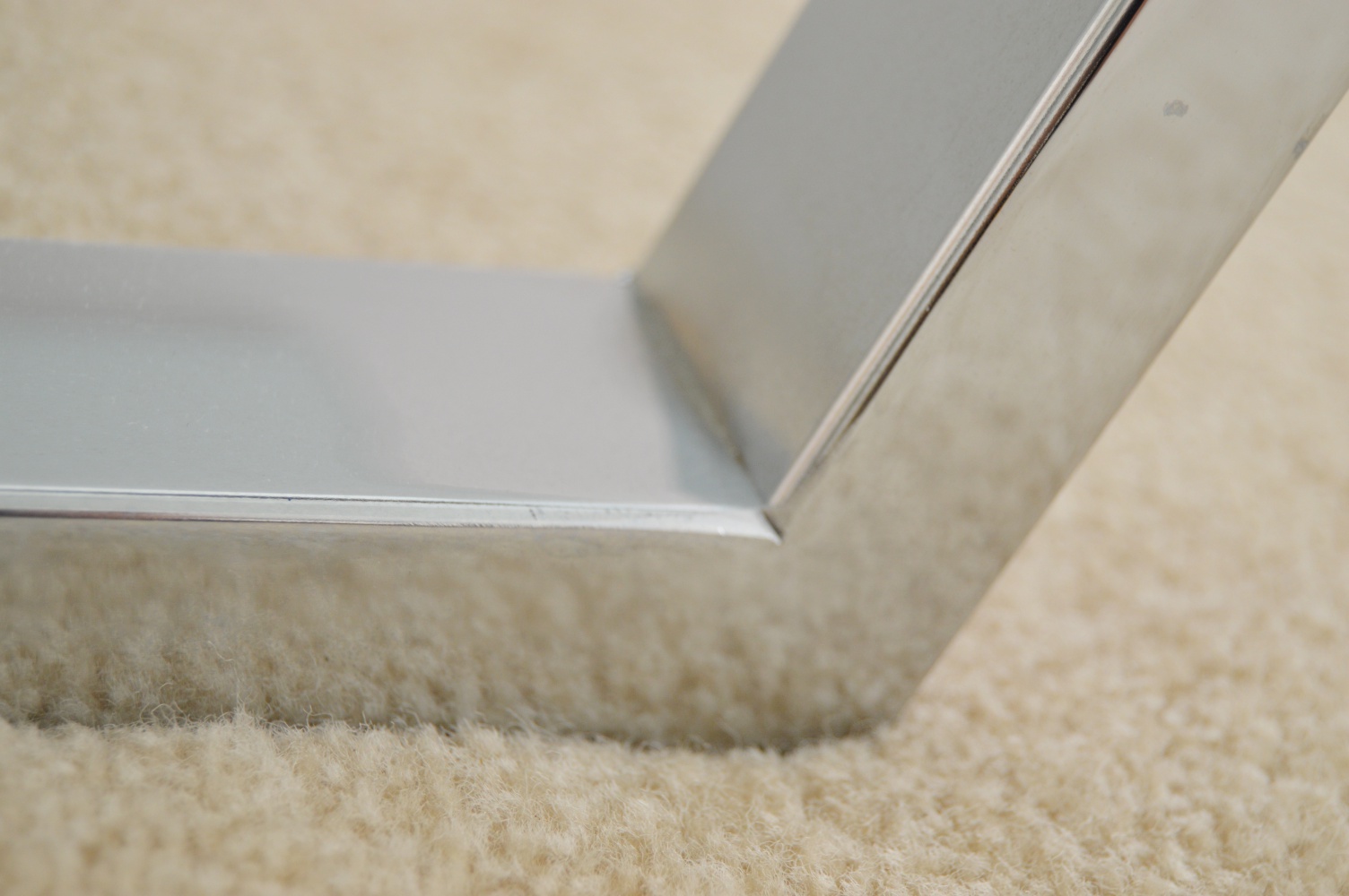 Mid Century Modern DIA Milo Baughman Glass-Topped Cocktail Table