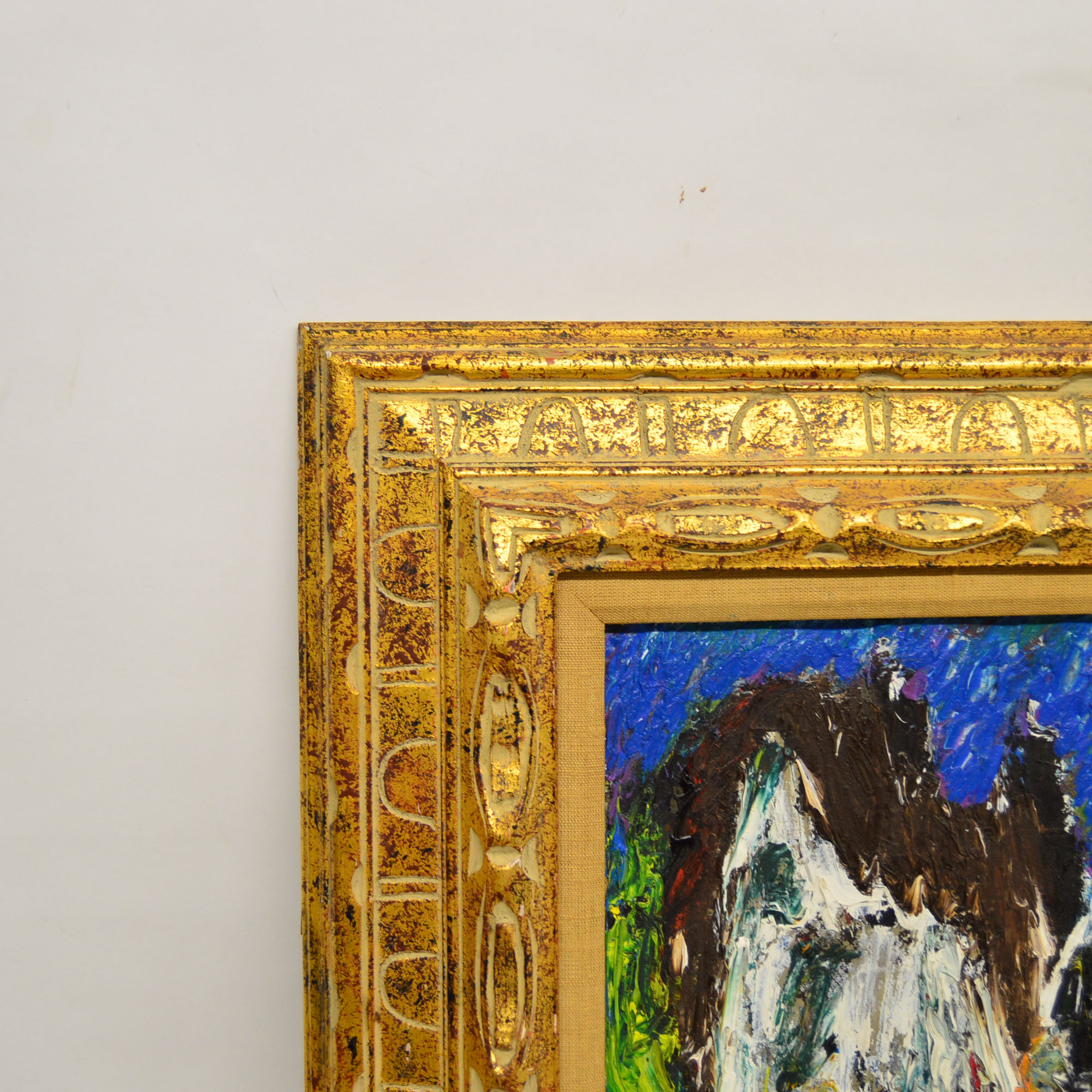 Framed Michel Kouliche Oil On Canvas