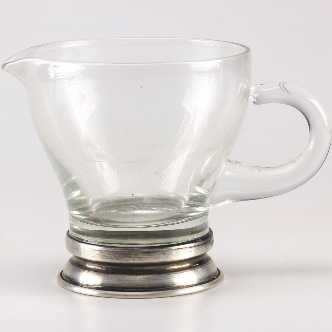 Watson Company Sterling and Glass Creamer