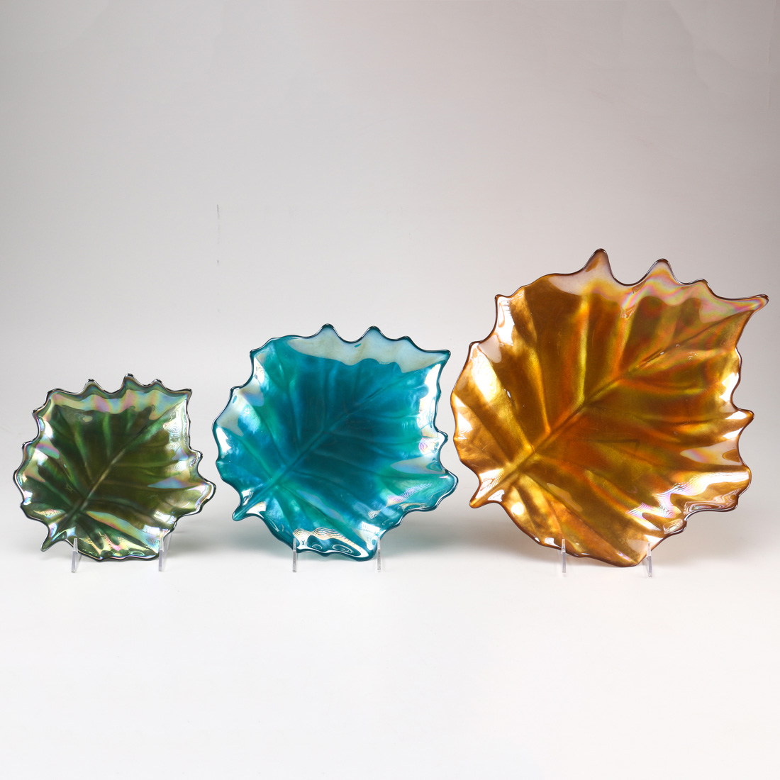 Set of Leaf Platters