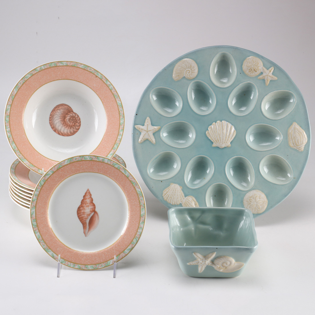 Collection of Ocean Themed Dishes