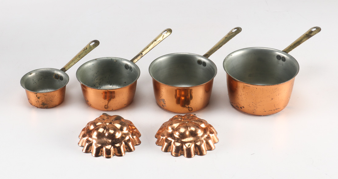 Assorted Copper Kitchenware