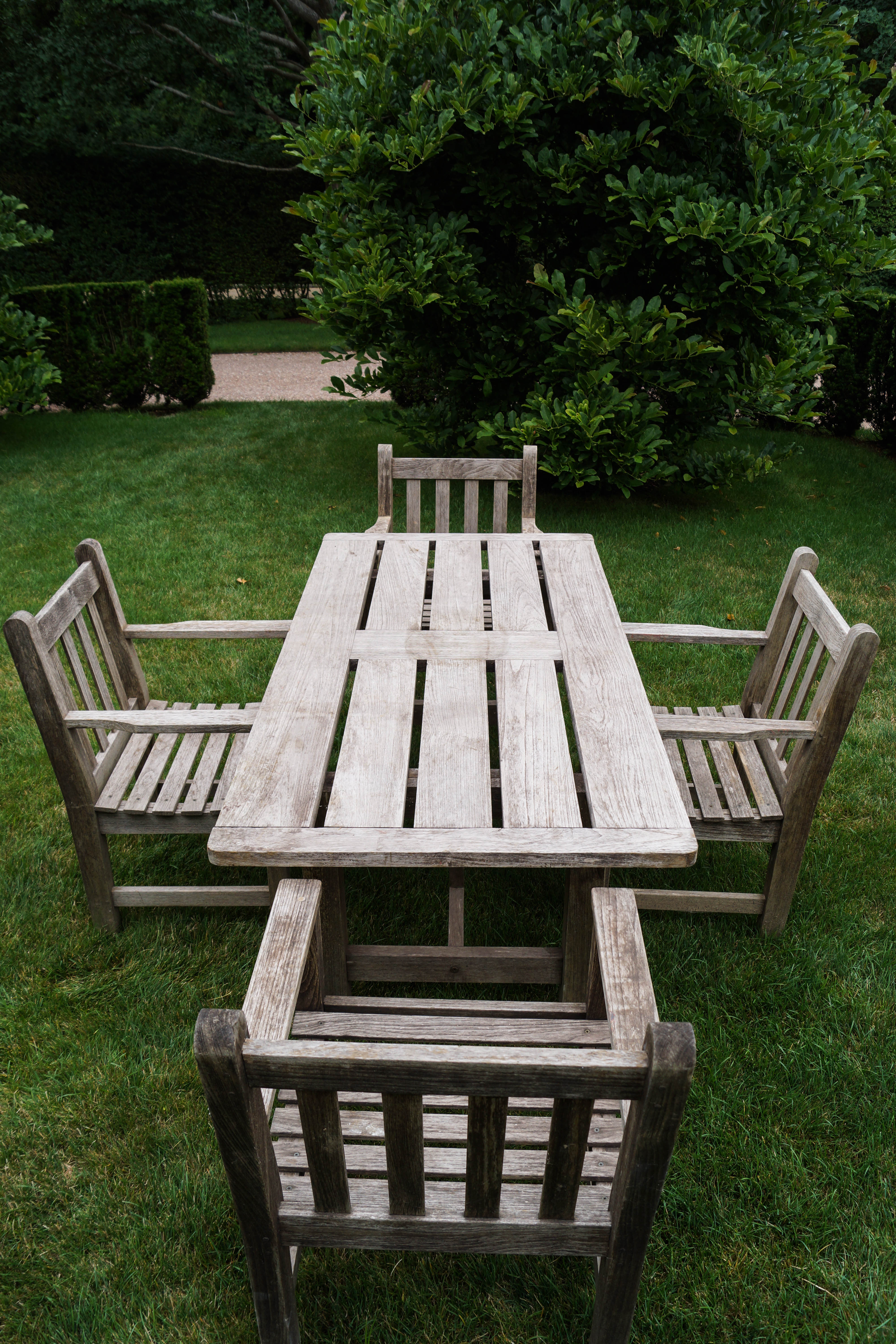 Charles Verey Collection Teak Outdoor Table and Chairs