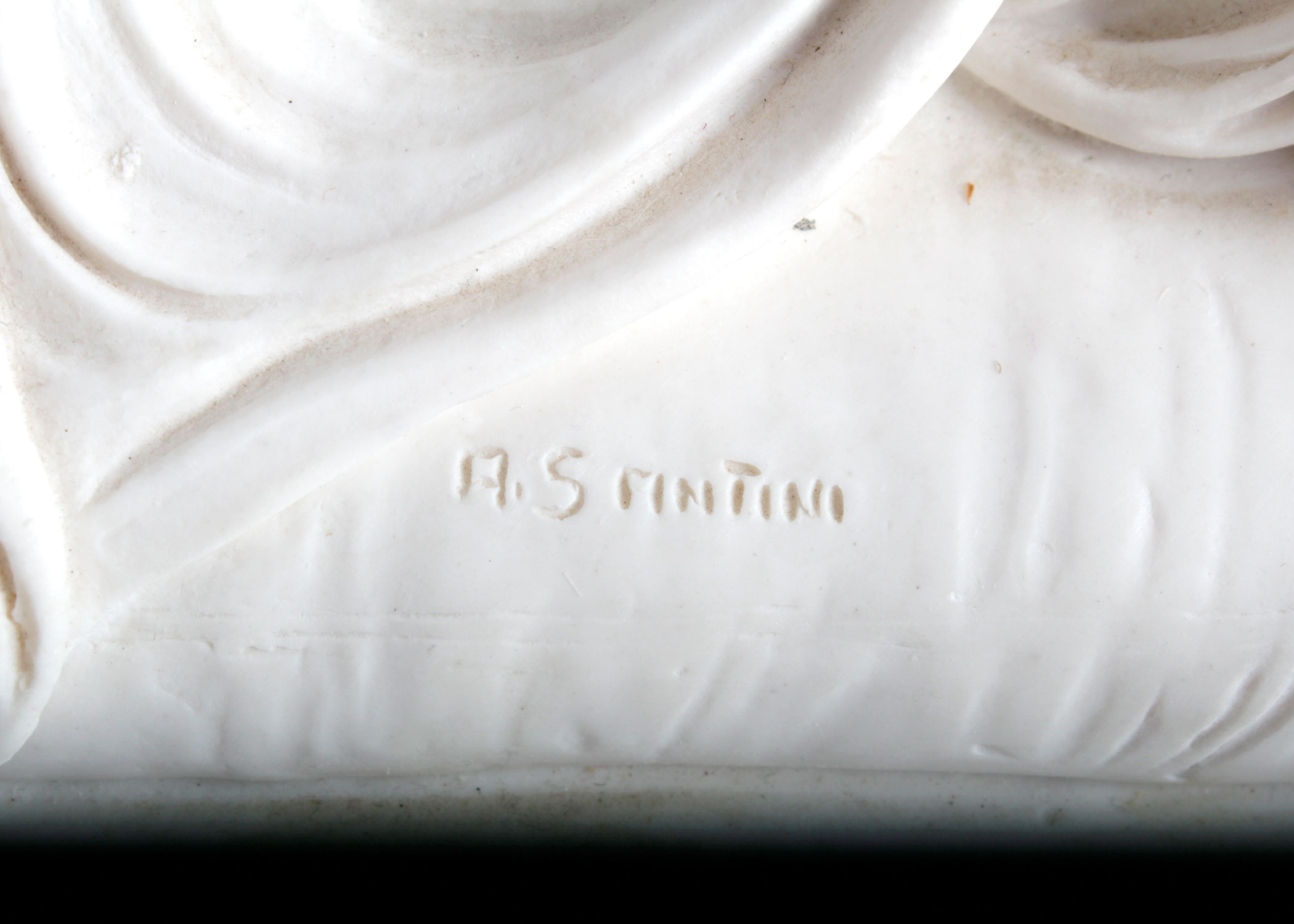 A.Santini Resin Sculpture After Canova's " Pauline Bonaparte as Venus Victrix"