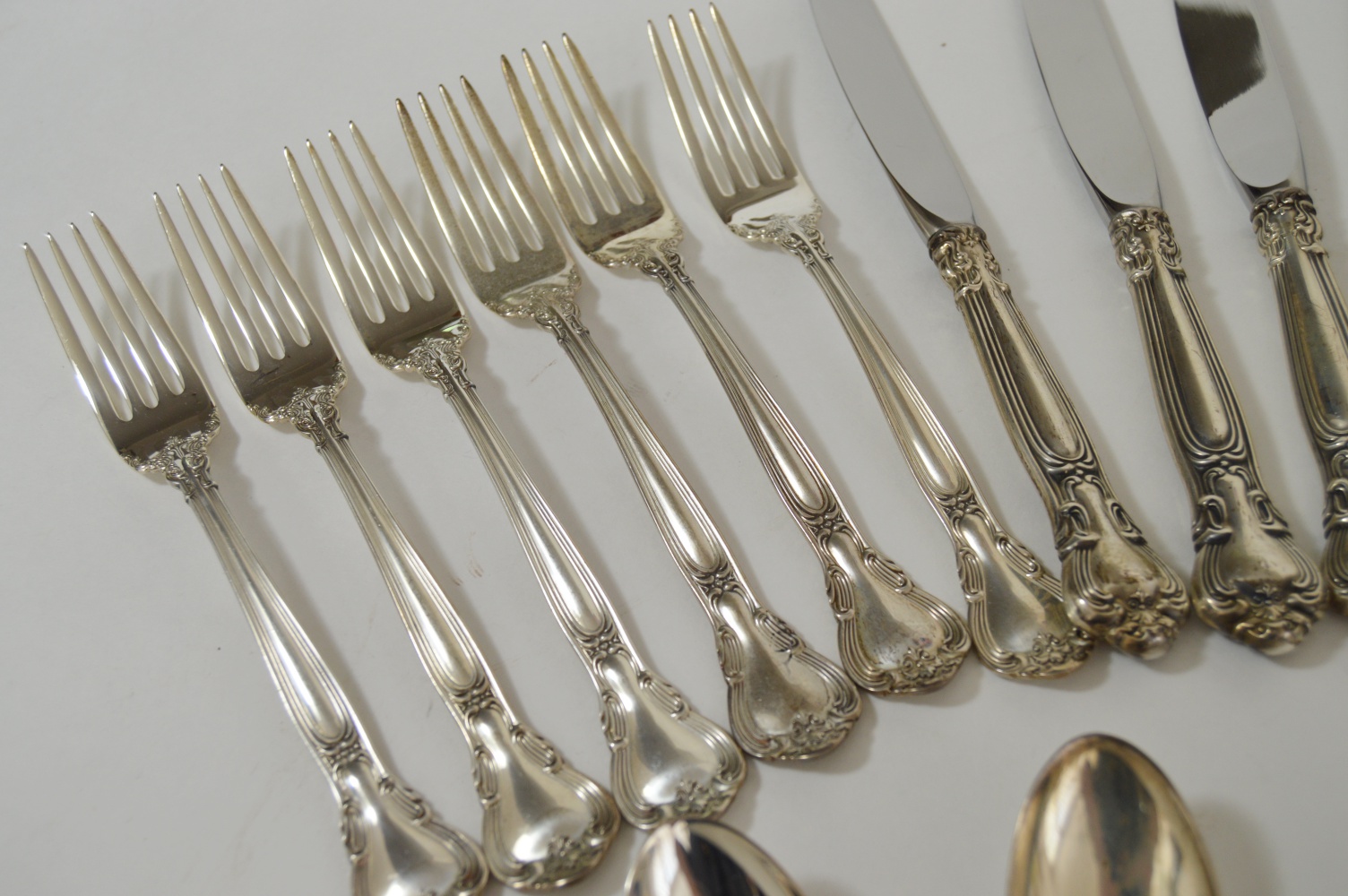 Gorham Sterling Silver "Chantilly" Flatware Set