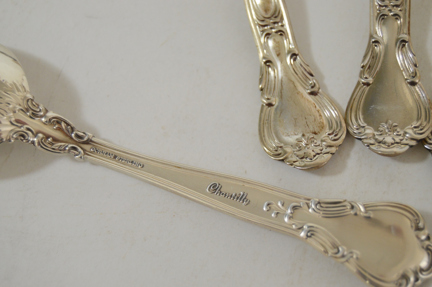 Gorham Sterling Silver "Chantilly" Flatware Set