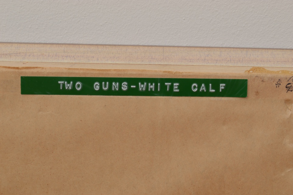 Original Native American Portrait, Pastel on Canvas