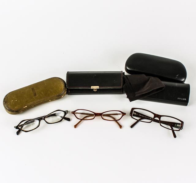 Designer Prescription Glasses Including Prada and Valentino