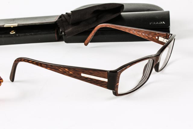 Designer Prescription Glasses Including Prada and Valentino