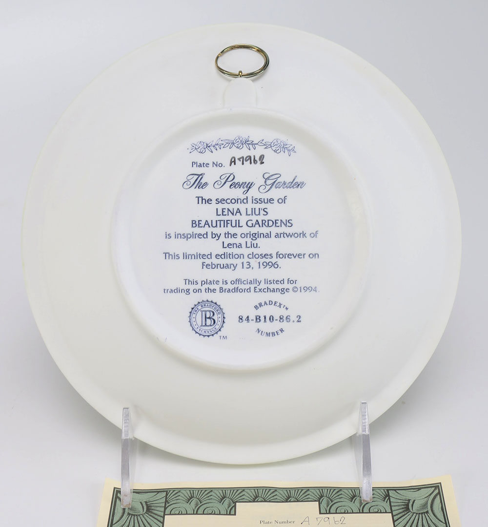 Lena Liu's Beautiful Gardens Plates