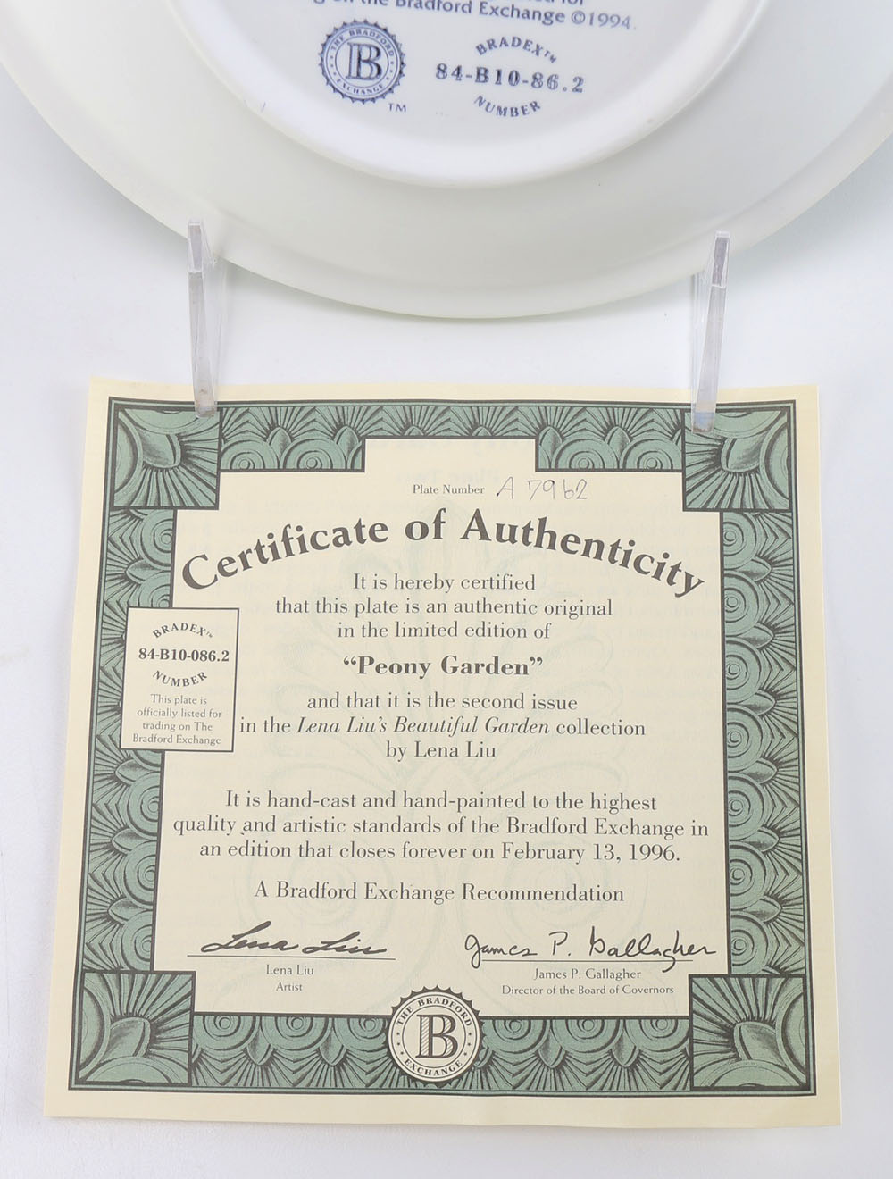 Lena Liu's Beautiful Gardens Plates