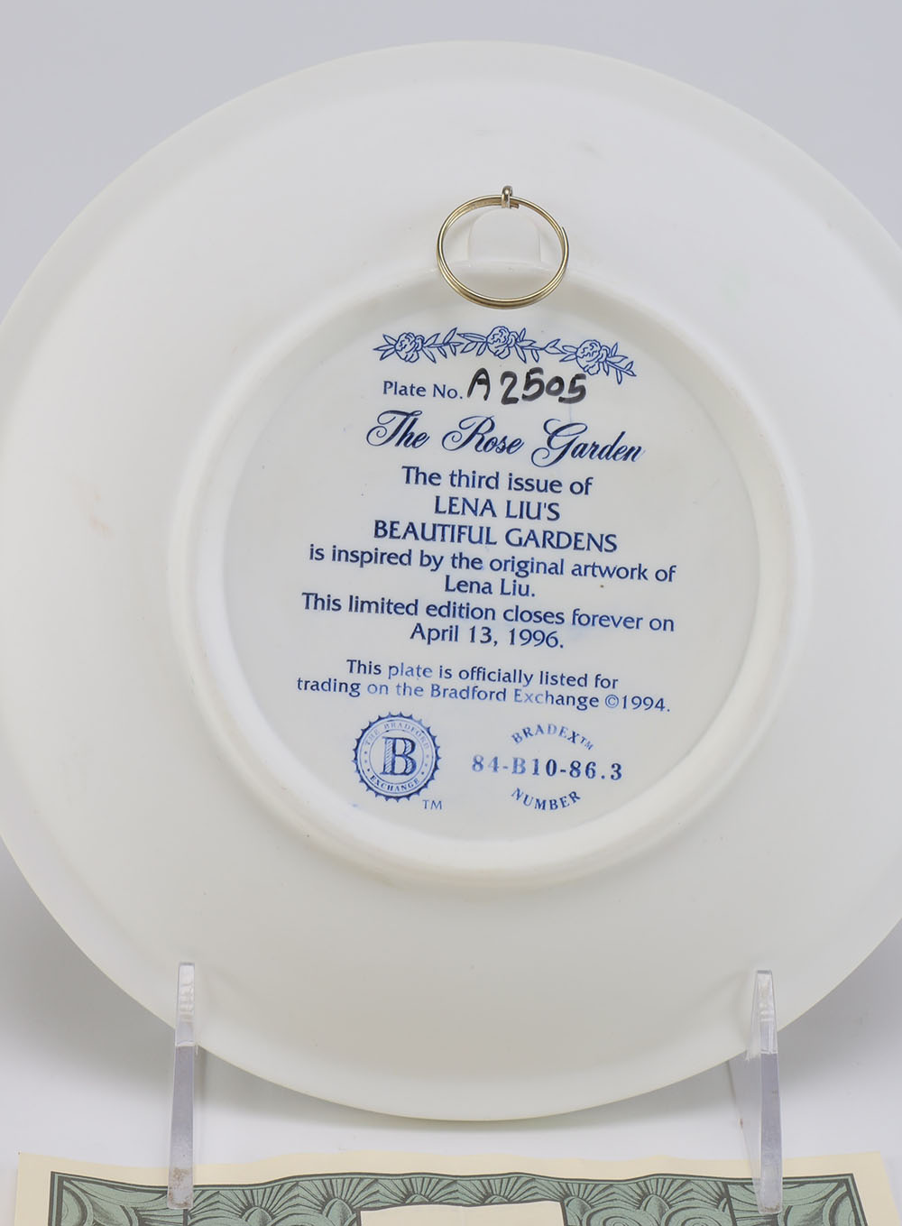 Lena Liu's Beautiful Gardens Plates