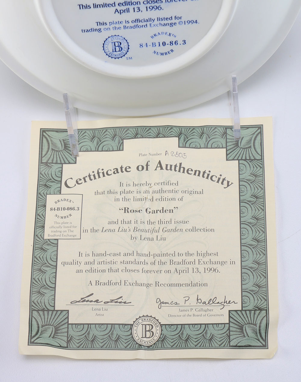 Lena Liu's Beautiful Gardens Plates