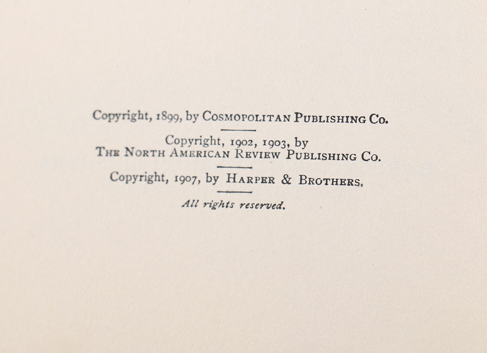 Collection of Antique Mark Twain Books