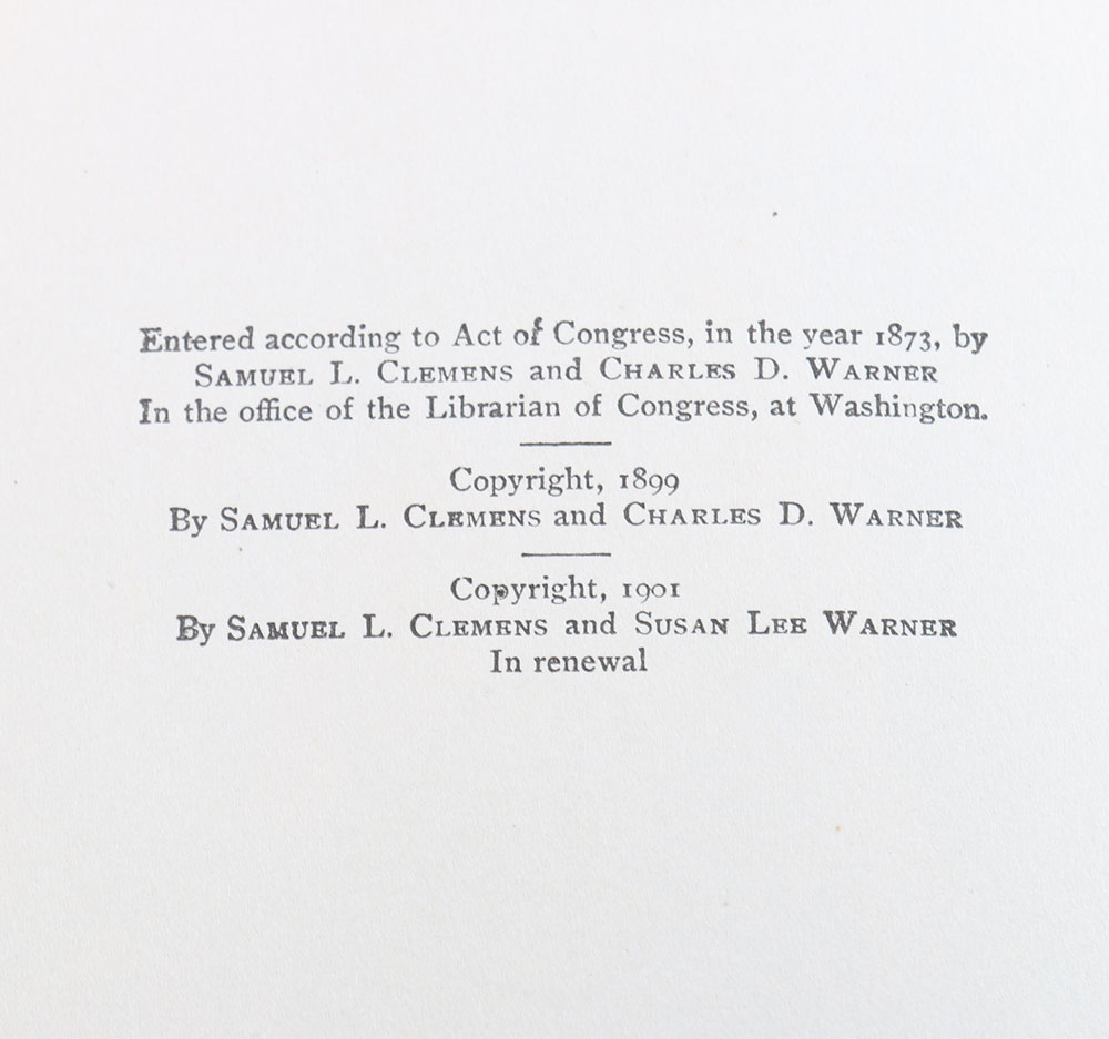 Collection of Antique Mark Twain Books