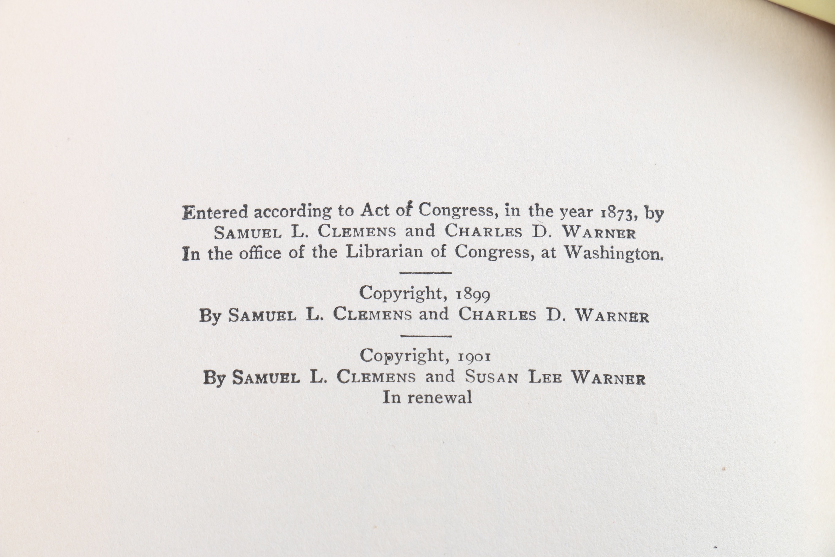 Collection of Antique Mark Twain Books