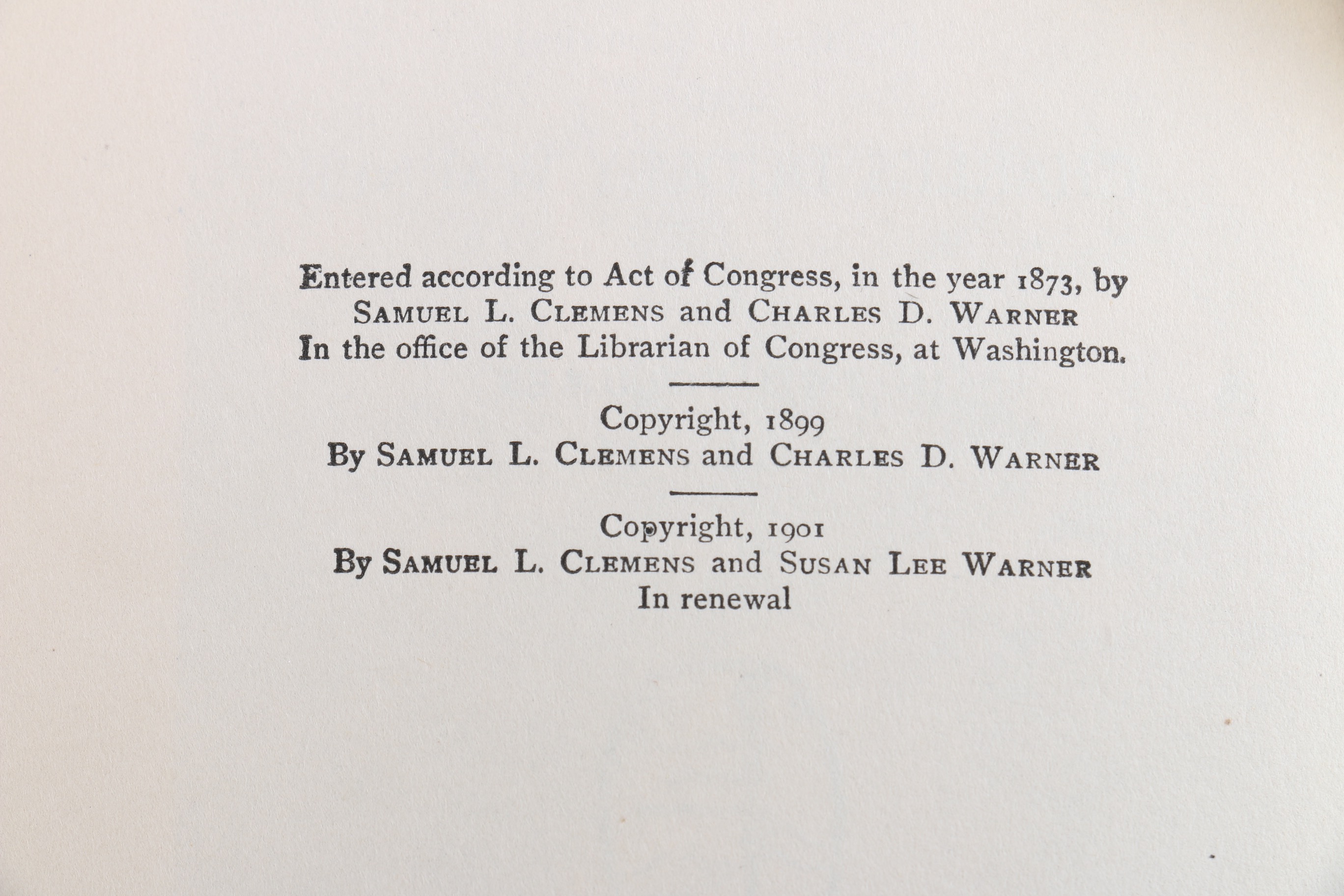 Collection of Antique Mark Twain Books