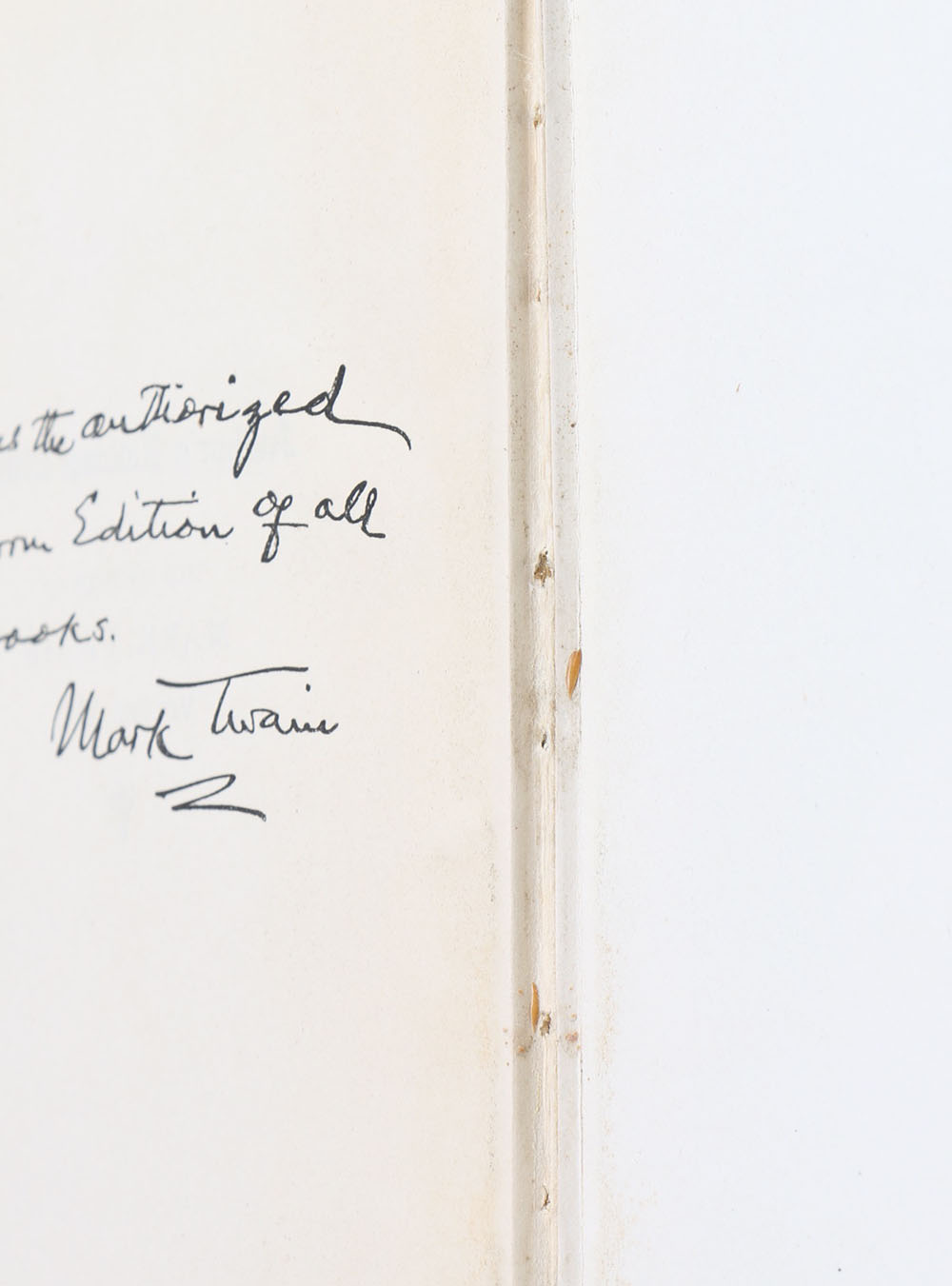 Collection of Antique Mark Twain Books