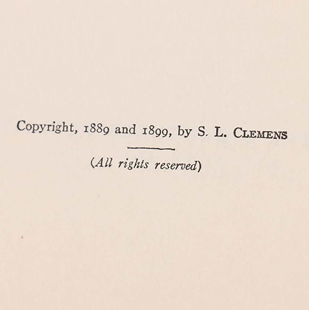 Collection of Antique Mark Twain Books