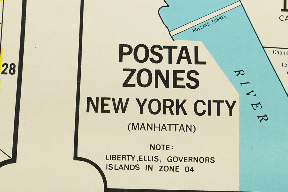 Vintage Hagstrom Map of Manhattan