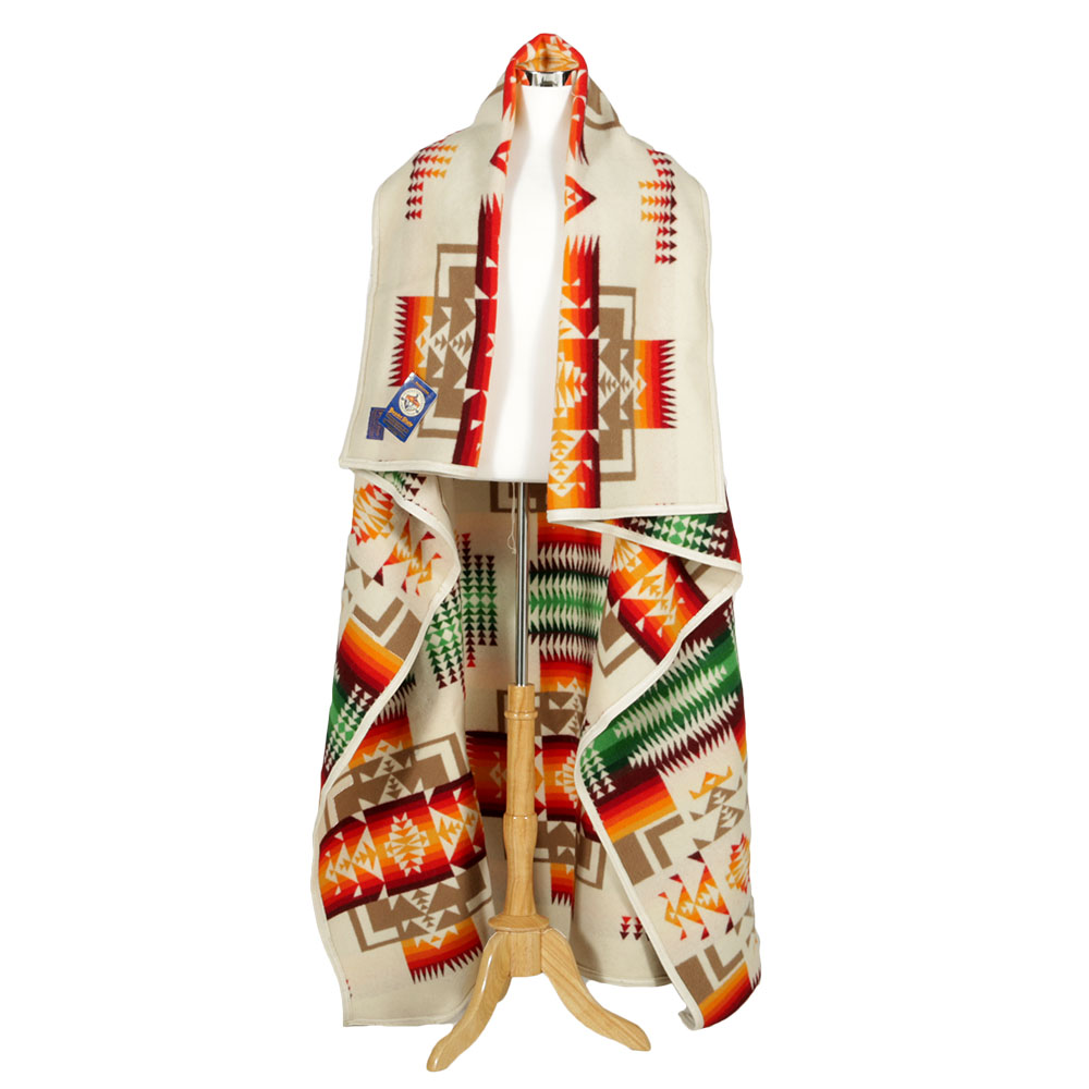 Pendleton Chief Joseph Collection Blanket and Leather Carrier