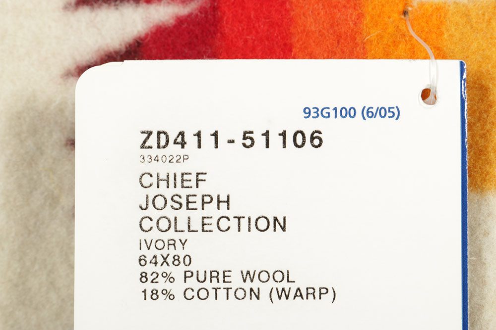 Pendleton Chief Joseph Collection Blanket and Leather Carrier