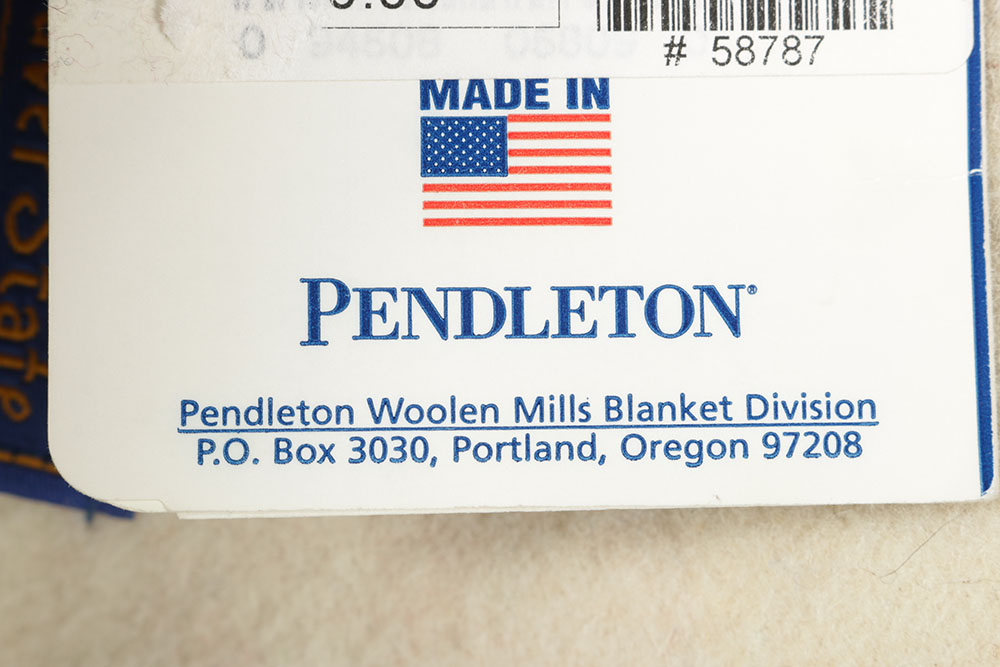 Pendleton Chief Joseph Collection Blanket and Leather Carrier