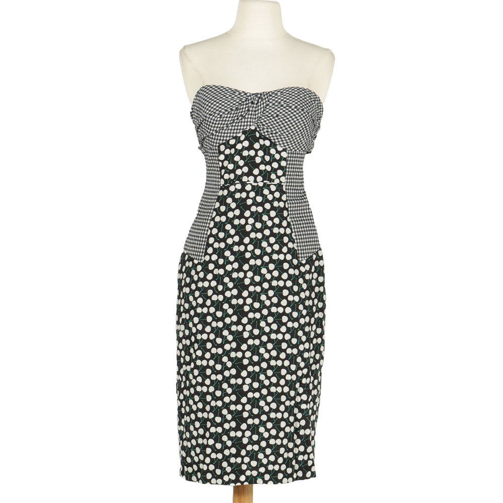 Charlotte Ronson Cherry Dot Dress