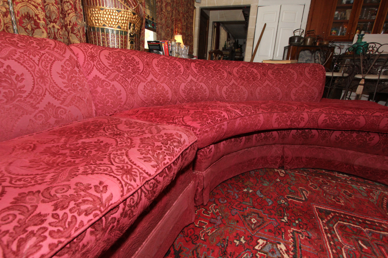 Vintage Hollywood Regency Sectional Sofa