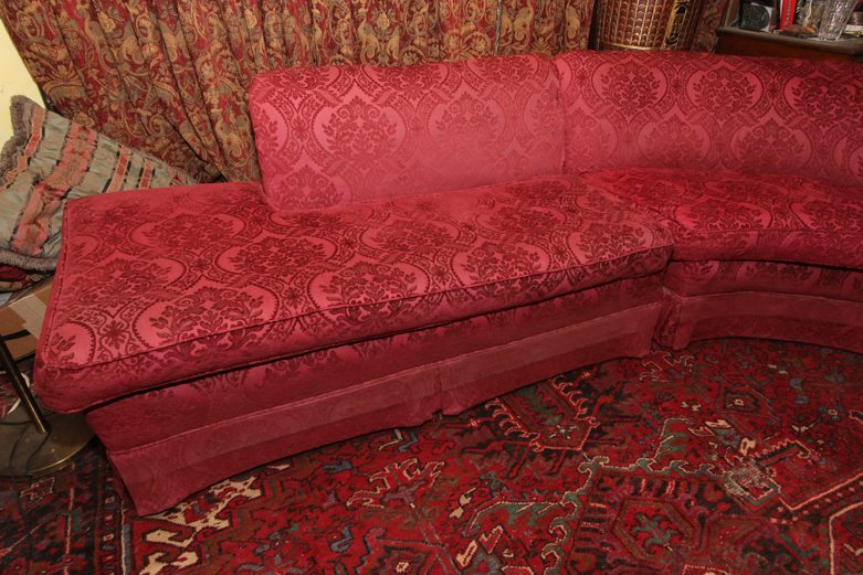 Vintage Hollywood Regency Sectional Sofa