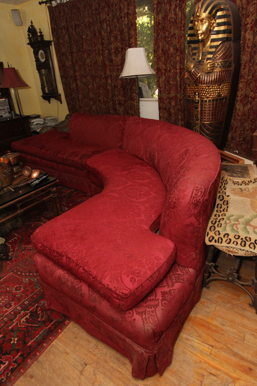 Vintage Hollywood Regency Sectional Sofa