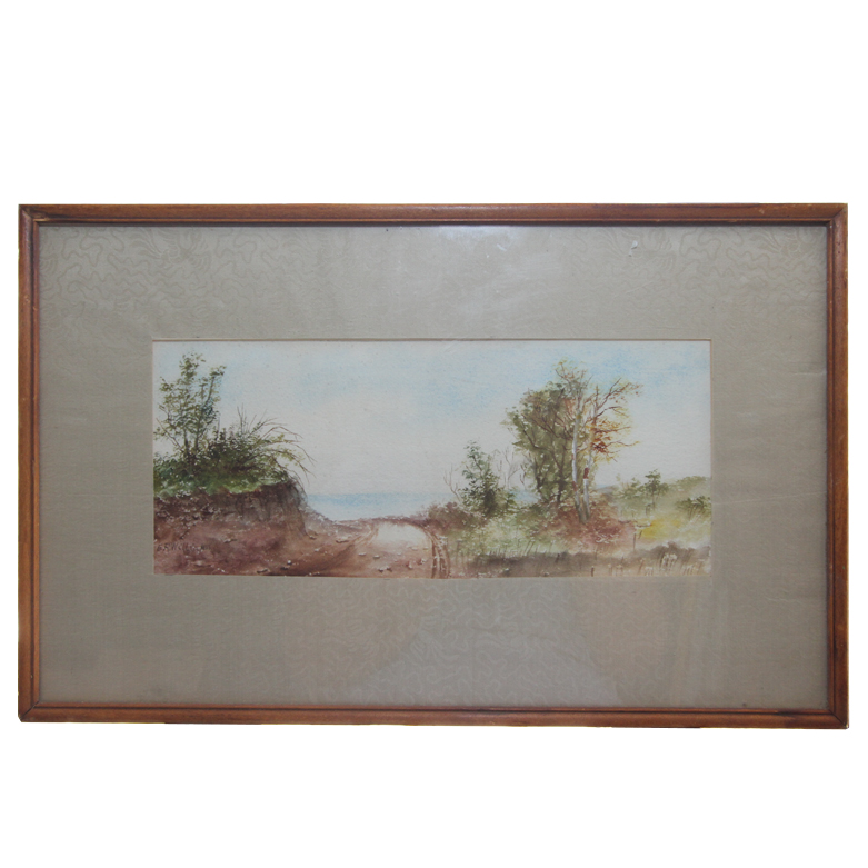 E.R. Williams Signed Watercolor on Paper