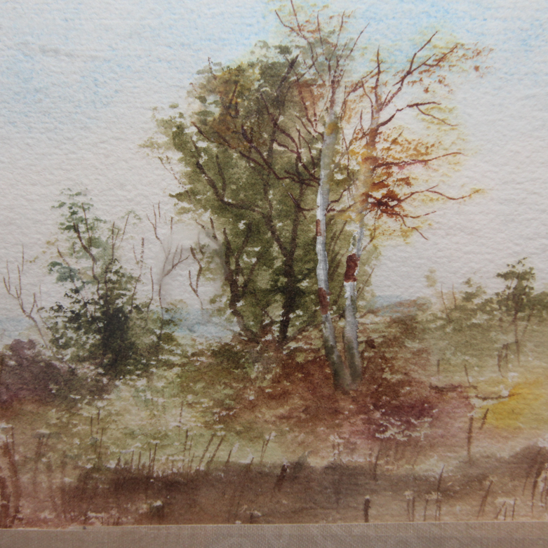 E.R. Williams Signed Watercolor on Paper