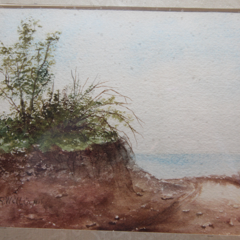E.R. Williams Signed Watercolor on Paper