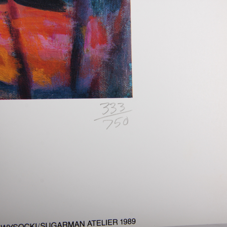 Collection of Harry Wysocki Signed Offset Lithograph Prints