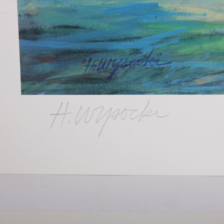 Collection of Harry Wysocki Signed Offset Lithograph Prints