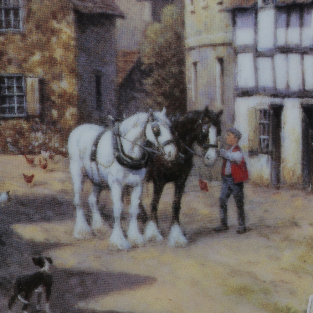 Collection of Wedgwood "The Charm of an English Village" Plates