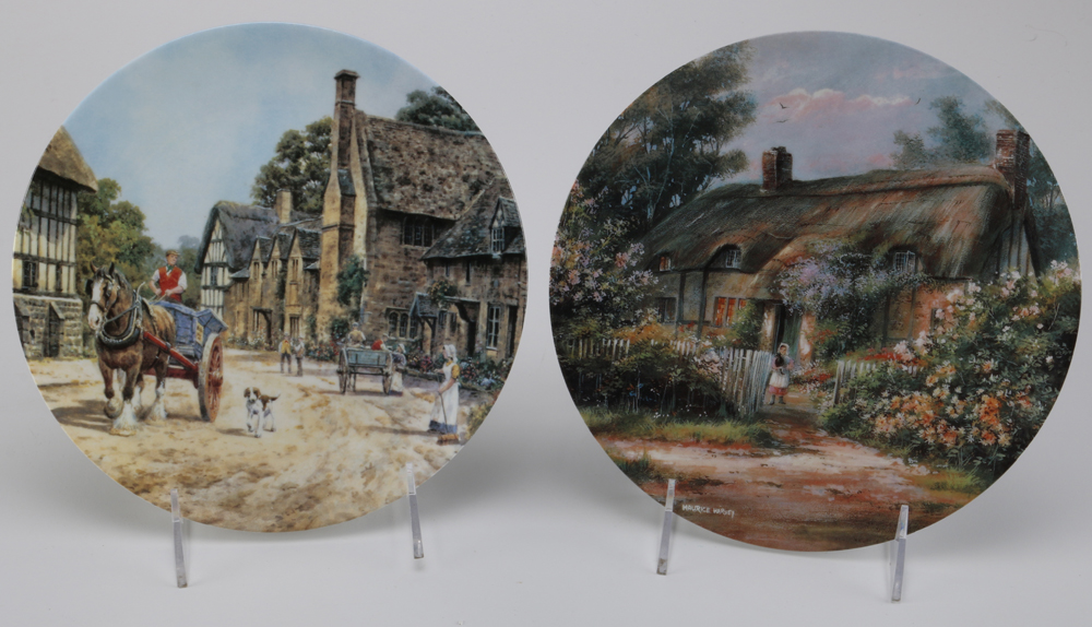 Collection of Wedgwood "The Charm of an English Village" Plates