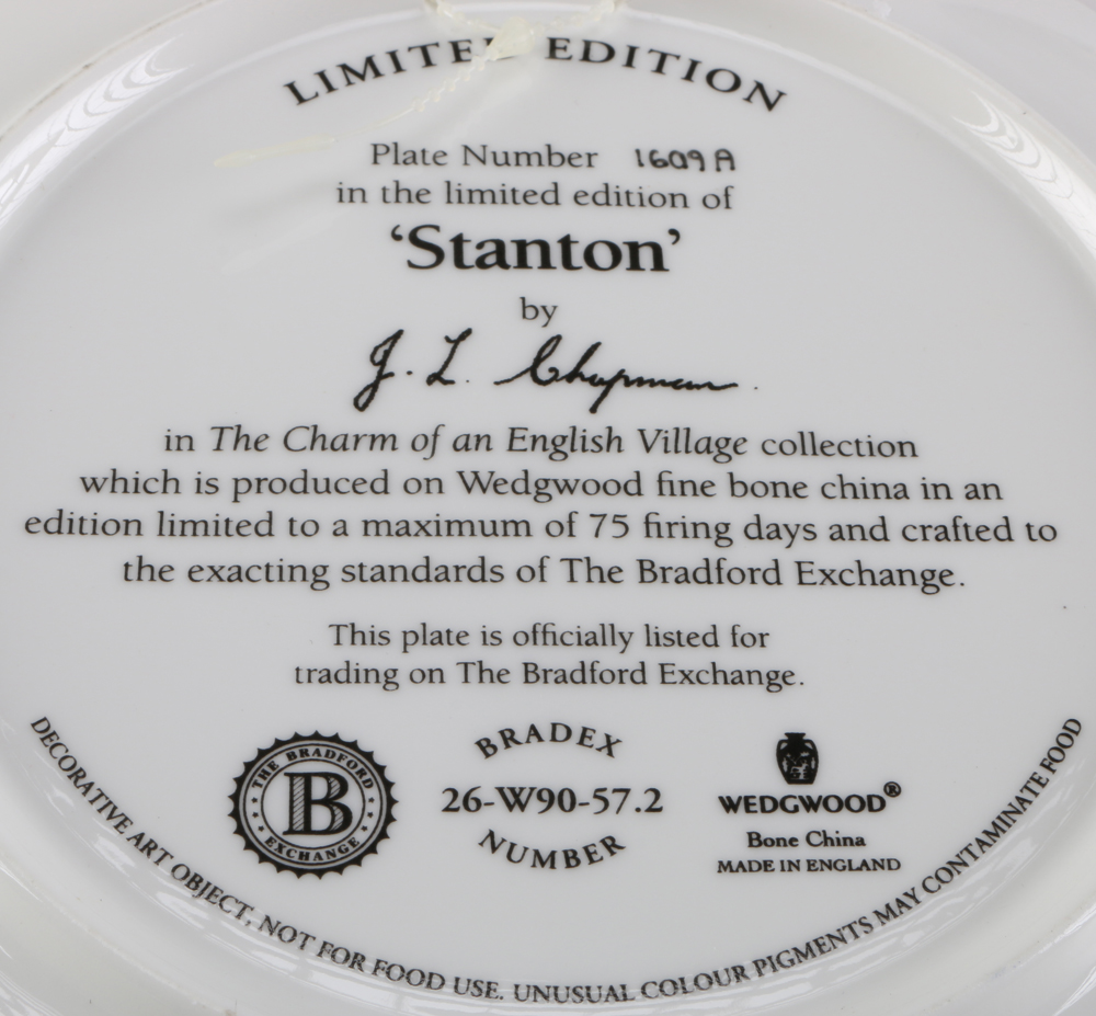 Collection of Wedgwood "The Charm of an English Village" Plates