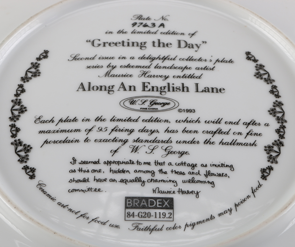 Collection of Wedgwood "The Charm of an English Village" Plates
