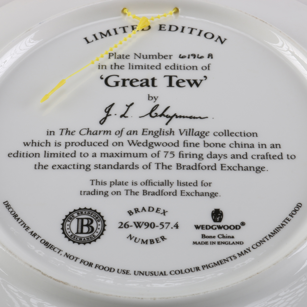 Collection of Wedgwood "The Charm of an English Village" Plates