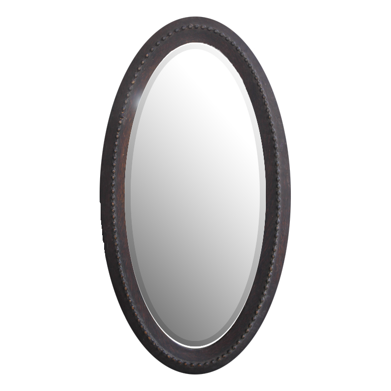 Vintage Wooden Wall Mirror