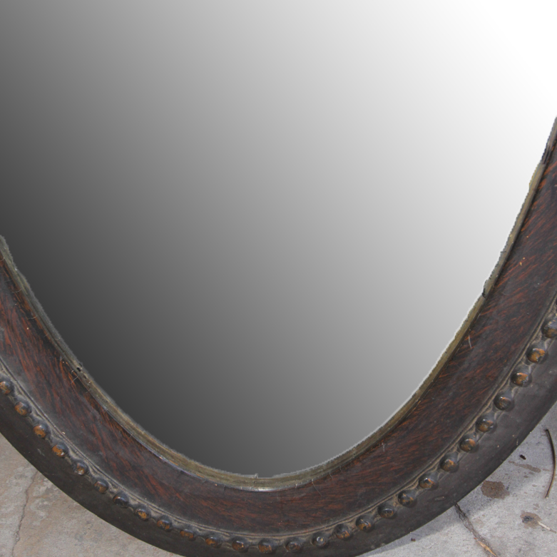 Vintage Wooden Wall Mirror