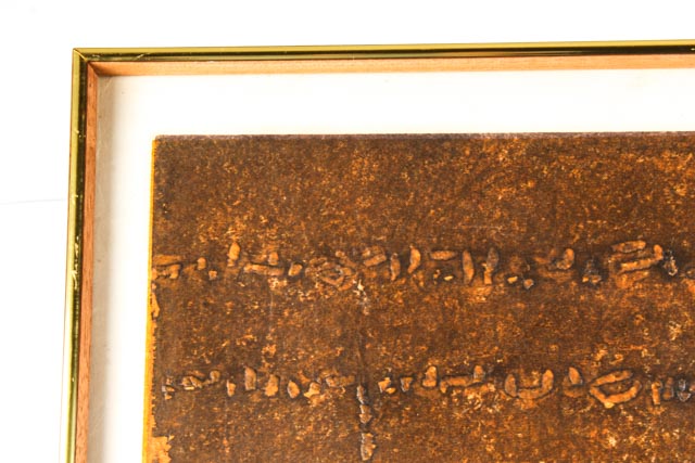 Hideo Hagiwara Signed Japanese Block Print "A Man In Armor"