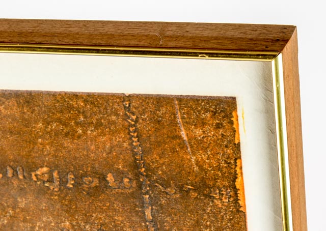 Hideo Hagiwara Signed Japanese Block Print "A Man In Armor"