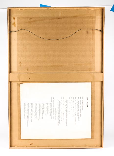 Hideo Hagiwara Signed Japanese Block Print "A Man In Armor"